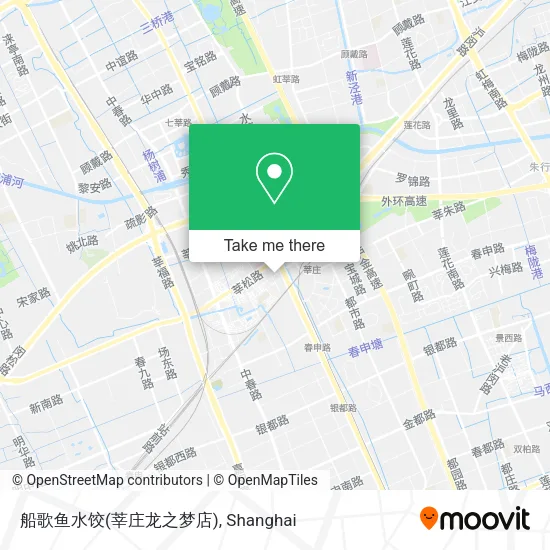 船歌鱼水饺(莘庄龙之梦店) map