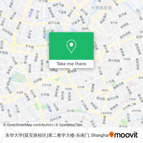 东华大学(延安路校区)第二教学大楼-东南门 map