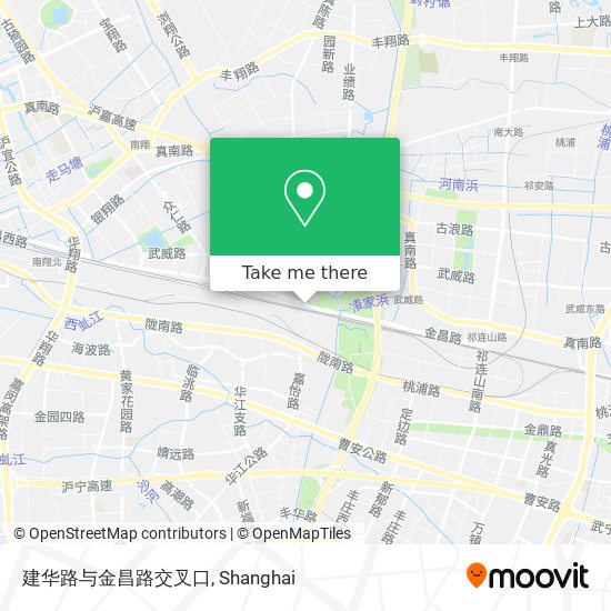 建华路与金昌路交叉口 map