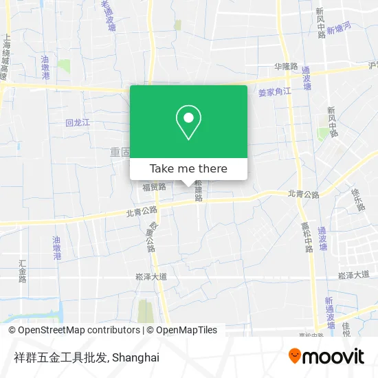 祥群五金工具批发 map