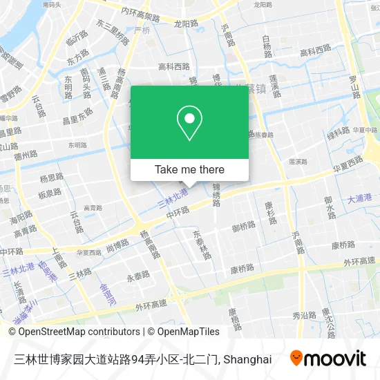 三林世博家园大道站路94弄小区-北二门 map