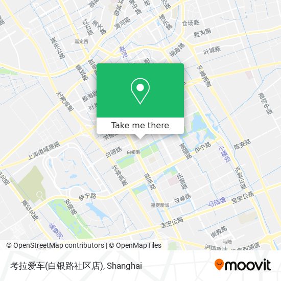 考拉爱车(白银路社区店) map