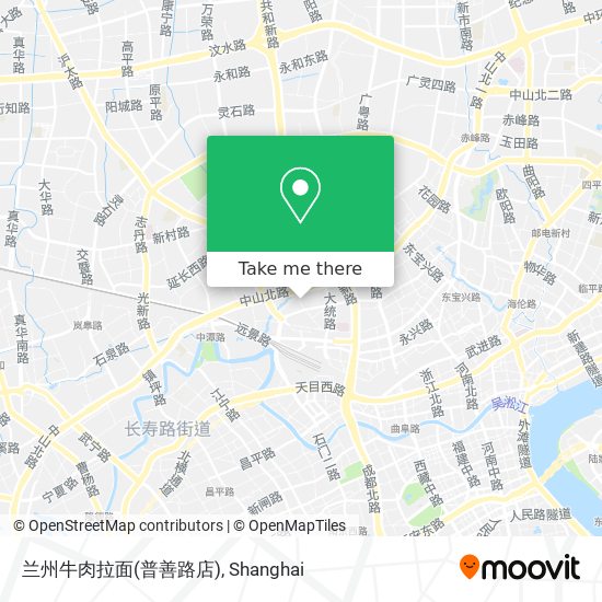 兰州牛肉拉面(普善路店) map
