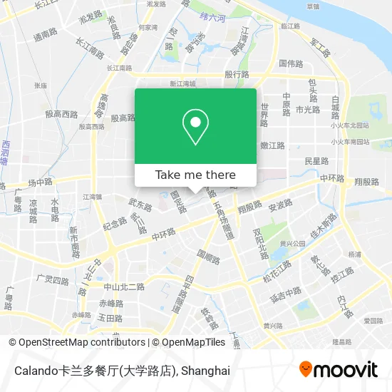 Calando卡兰多餐厅(大学路店) map
