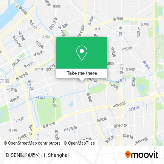 DISEN隔间墙公司 map