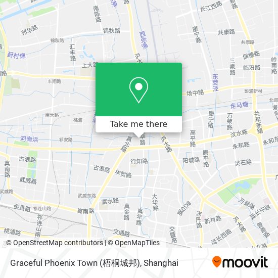 Graceful Phoenix Town (梧桐城邦) map
