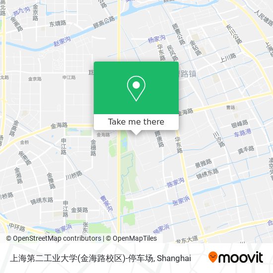 上海第二工业大学(金海路校区)-停车场 map