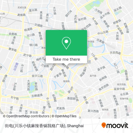 街电(川乐小镇麻辣香锅我格广场) map