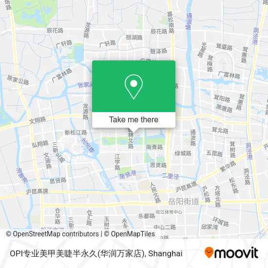 OPI专业美甲美睫半永久(华润万家店) map