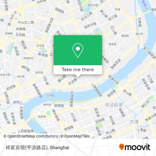 祥富宾馆(平凉路店) map