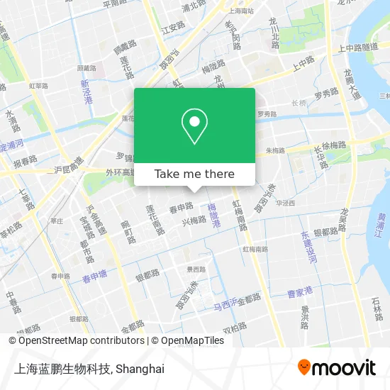 上海蓝鹏生物科技 map