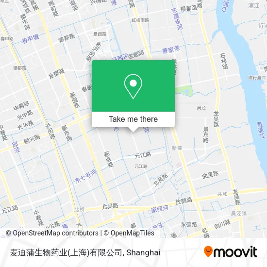 麦迪蒲生物药业(上海)有限公司 map