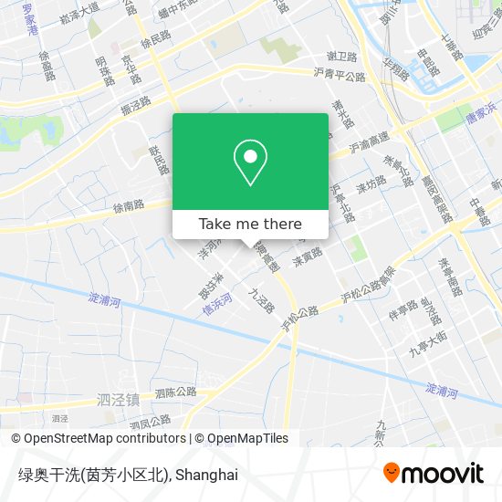 绿奥干洗(茵芳小区北) map