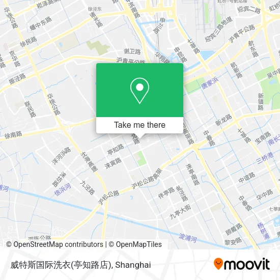威特斯国际洗衣(亭知路店) map