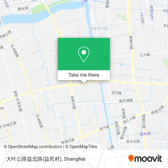 大叶公路益北路(益民村) map