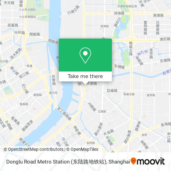 Donglu Road Metro Station (东陆路地铁站) map