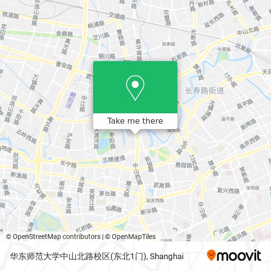 华东师范大学中山北路校区(东北1门) map