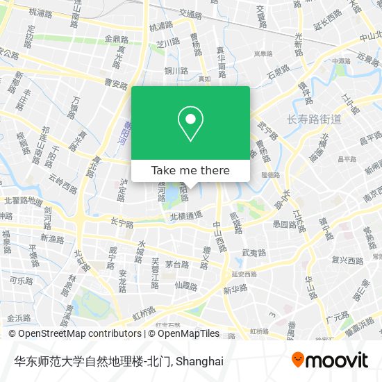 华东师范大学自然地理楼-北门 map