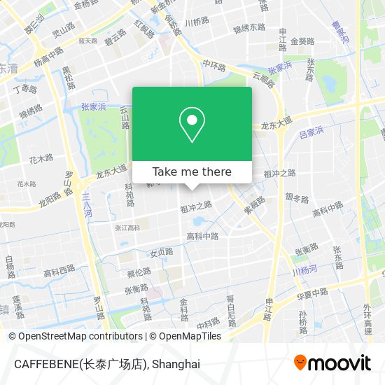 CAFFEBENE(长泰广场店) map