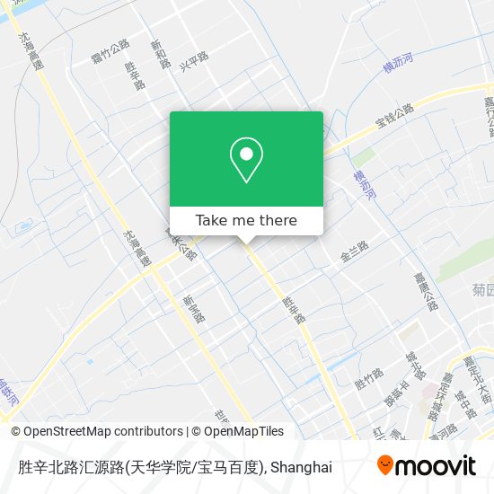 胜辛北路汇源路(天华学院/宝马百度) map