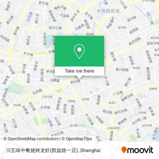 川五味中餐烧烤龙虾(凯旋路一店) map