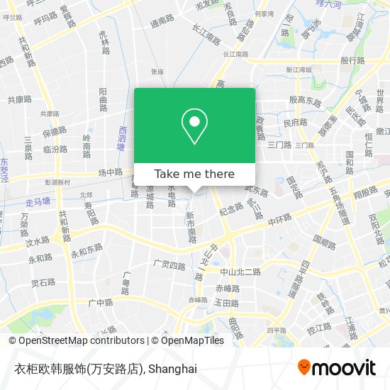 衣柜欧韩服饰(万安路店) map