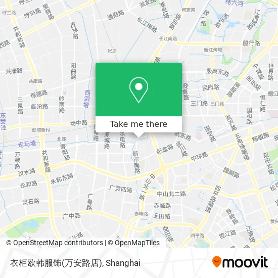 衣柜欧韩服饰(万安路店) map