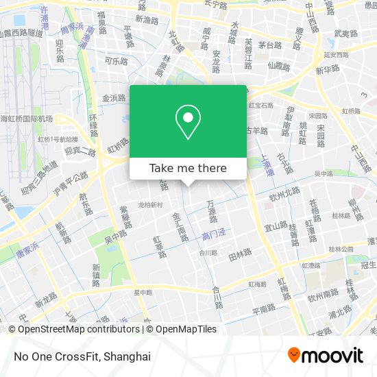 No One CrossFit map