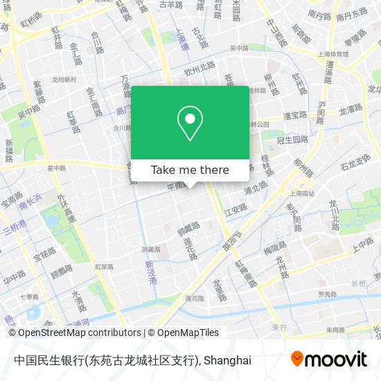 中国民生银行(东苑古龙城社区支行) map