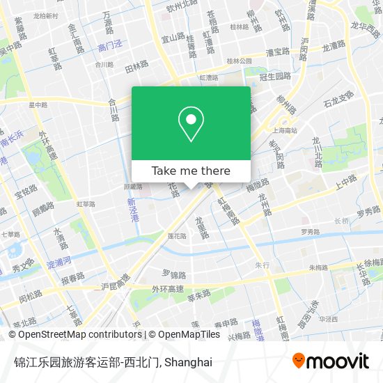 锦江乐园旅游客运部-西北门 map