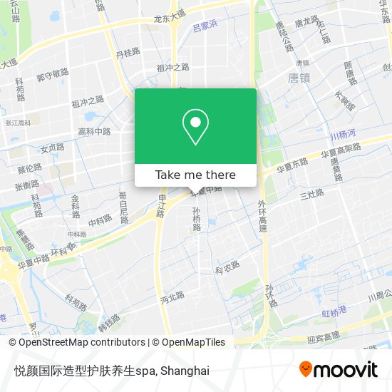 悦颜国际造型护肤养生spa map