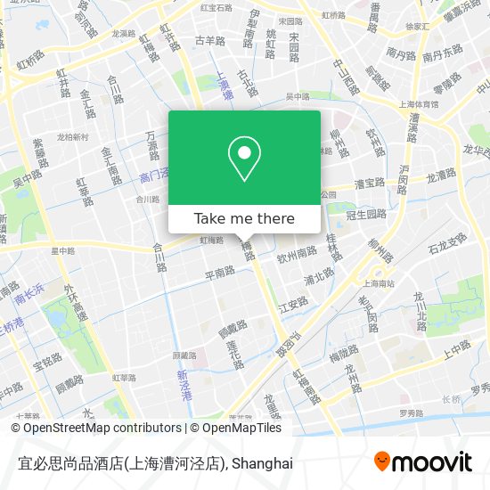 宜必思尚品酒店(上海漕河泾店) map