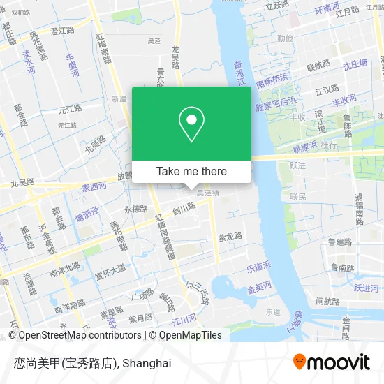 恋尚美甲(宝秀路店) map