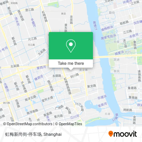 虹梅新尚街-停车场 map
