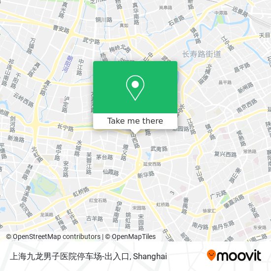 上海九龙男子医院停车场-出入口 map