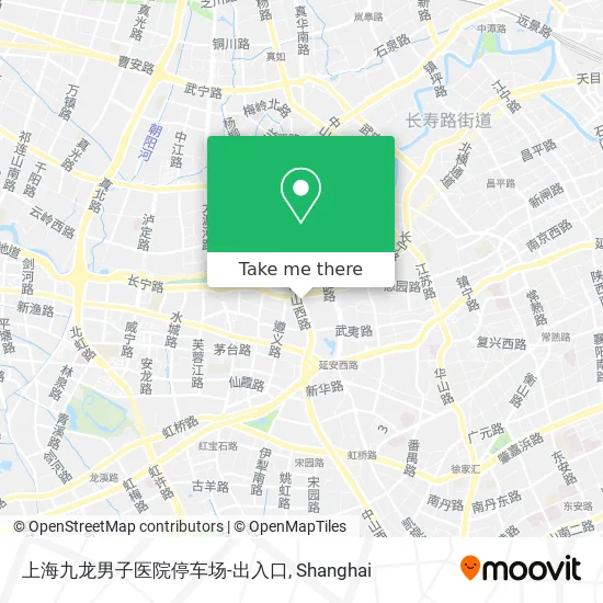 上海九龙男子医院停车场-出入口 map