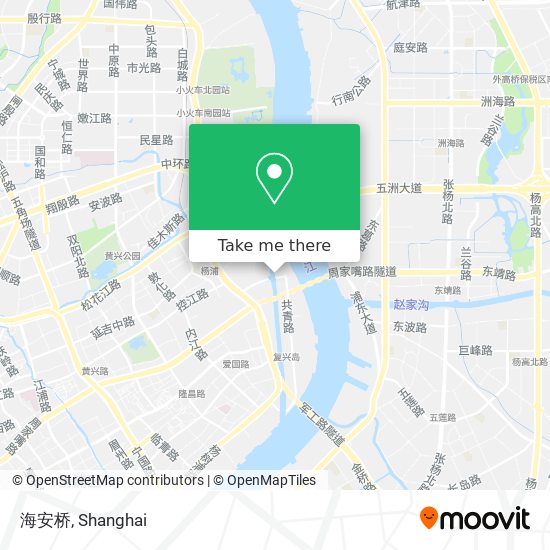 海安桥 map