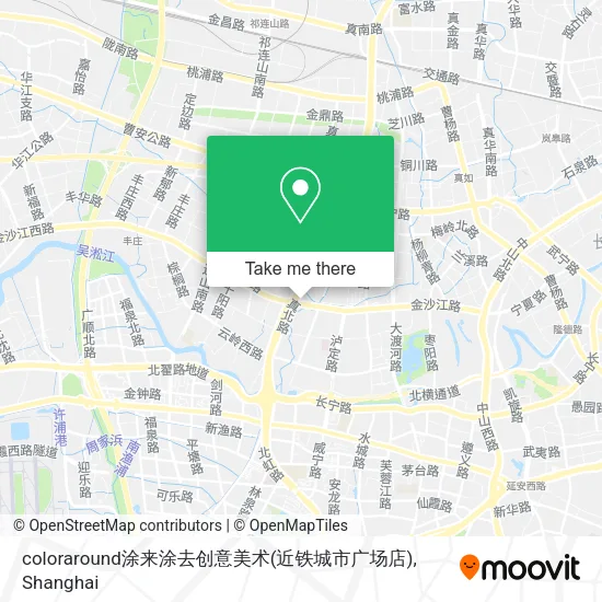 coloraround涂来涂去创意美术(近铁城市广场店) map