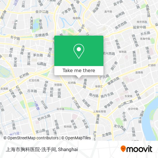 上海市胸科医院-洗手间 map