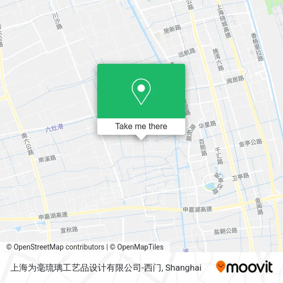 上海为毫琉璃工艺品设计有限公司-西门 map