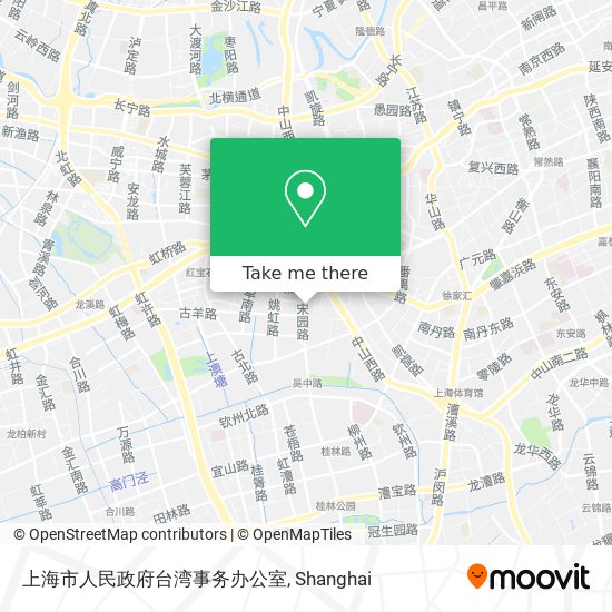 上海市人民政府台湾事务办公室 map