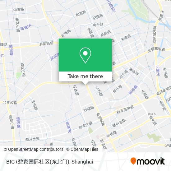 BIG+碧家国际社区(东北门) map