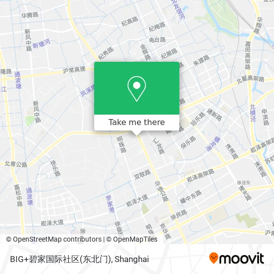 BIG+碧家国际社区(东北门) map