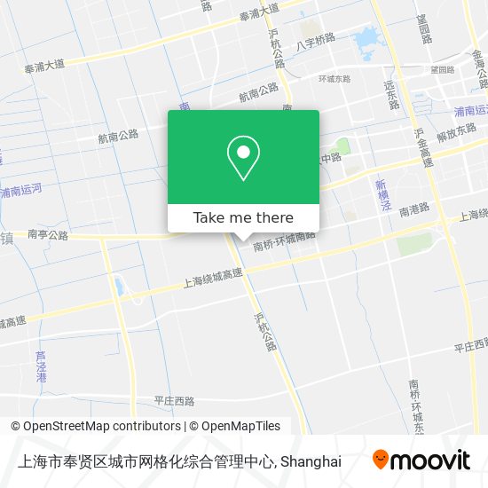 上海市奉贤区城市网格化综合管理中心 map