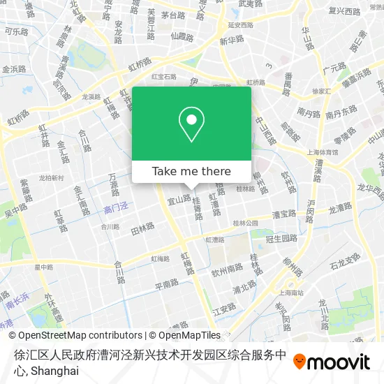 徐汇区人民政府漕河泾新兴技术开发园区综合服务中心 map