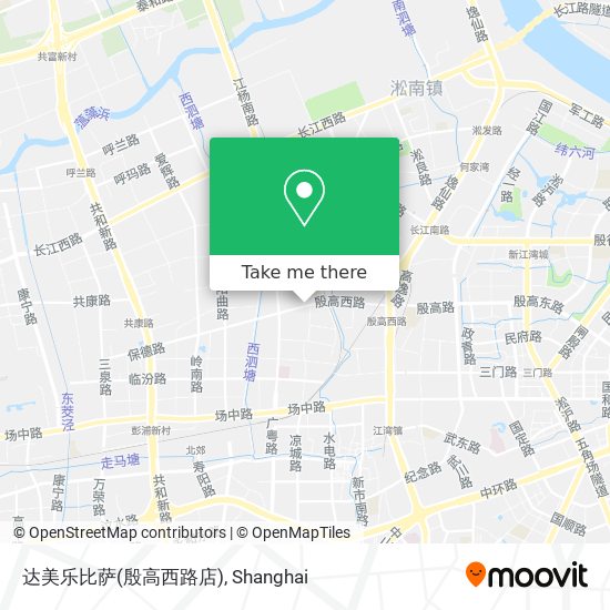 达美乐比萨(殷高西路店) map