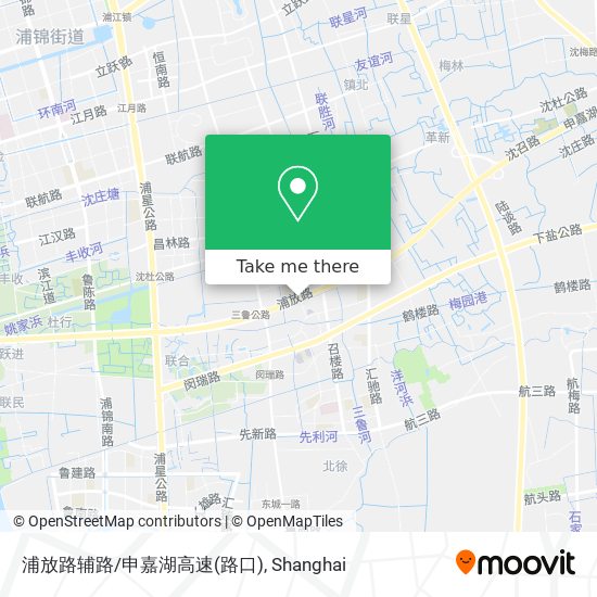 浦放路辅路/申嘉湖高速(路口) map