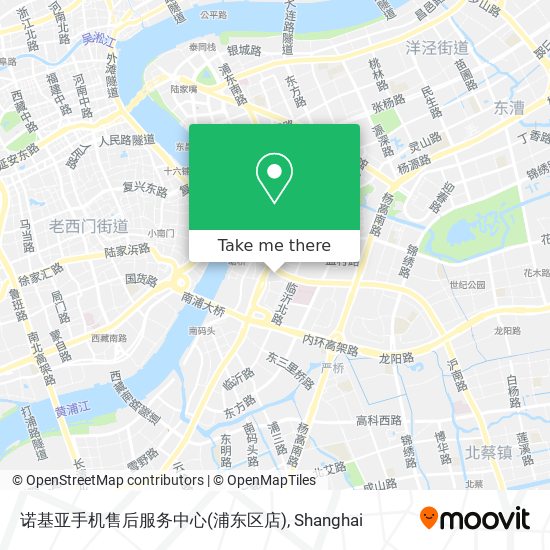 诺基亚手机售后服务中心(浦东区店) map