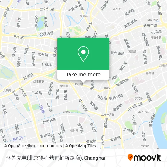 怪兽充电(北京得心烤鸭虹桥路店) map