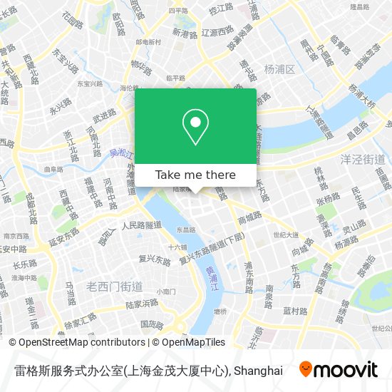 雷格斯服务式办公室(上海金茂大厦中心) map